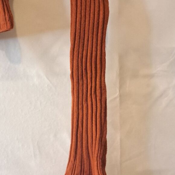 Better Be Ribbed Button Up Long Sleeve Cropped Top NWOT Size: M - Picture 9 of 11